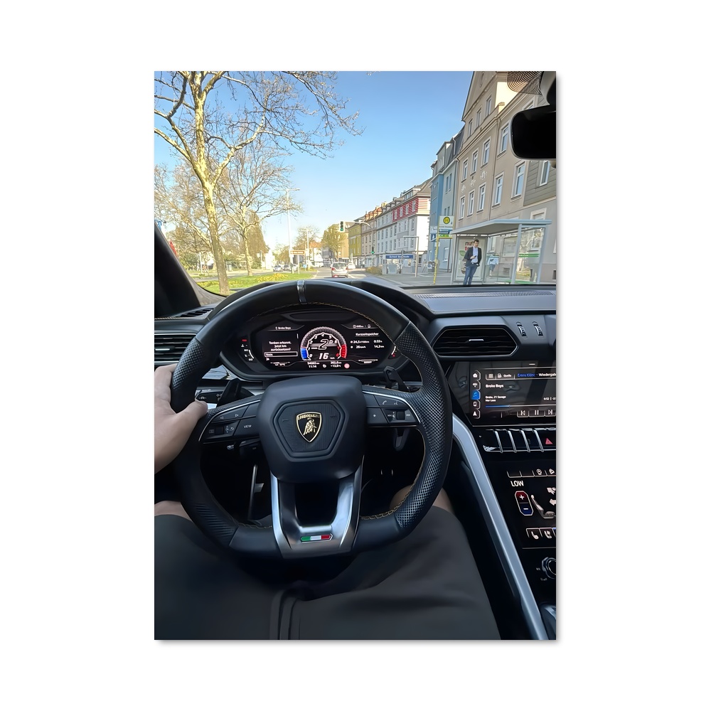Poster Urus cockpit